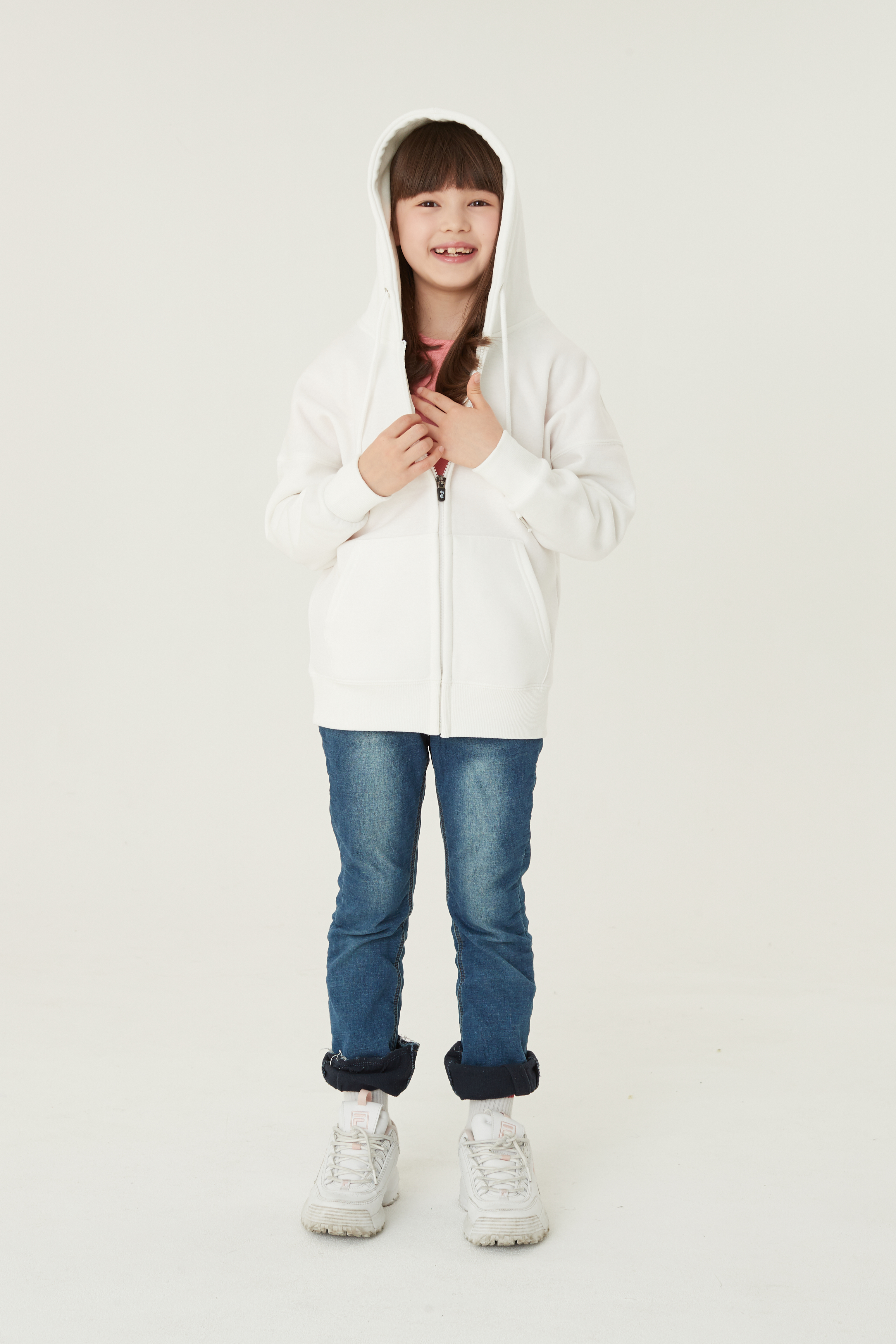 필잇 시그니처 키즈 웜 후드집업_FILL IT KID SIGNATURE WARM HOOD ZIP UP/인쇄/단체/아동/유아/빅사이즈/4XL 5XL 6XL